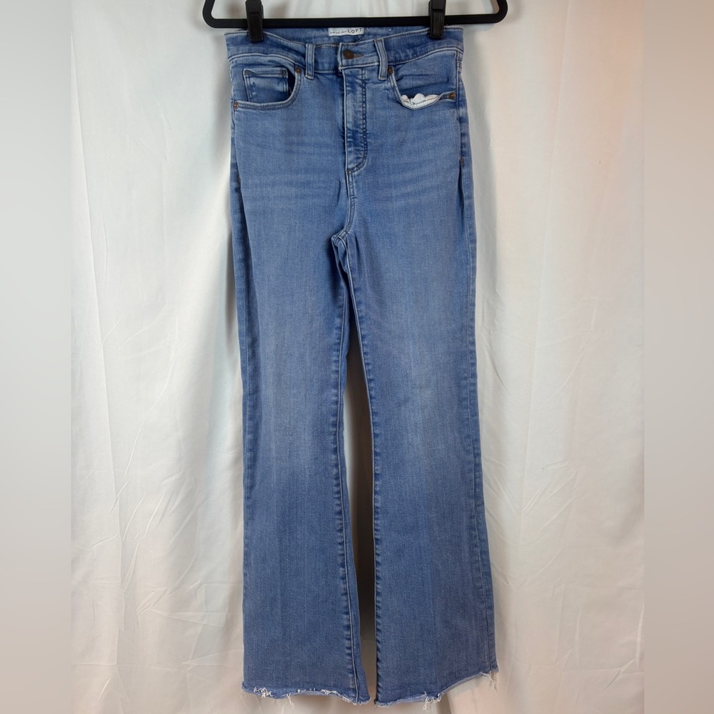 LOFT Denim Blue Slim Flare Jeans 4/27 SKU 2